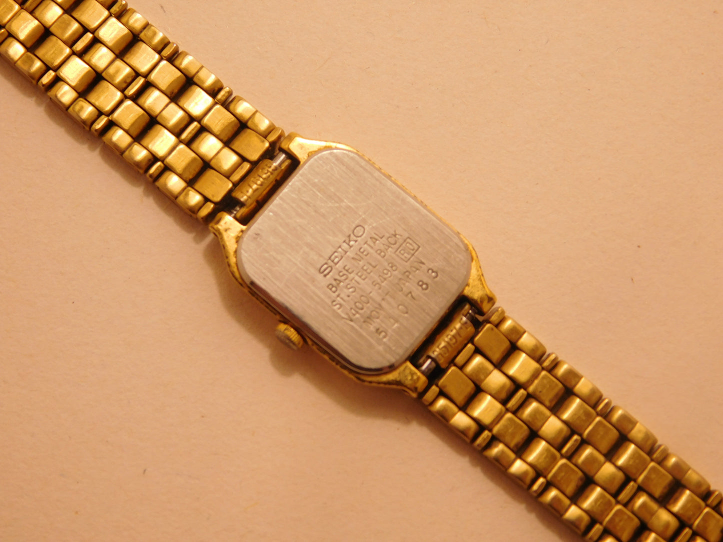 Seiko gold cocktail watch
