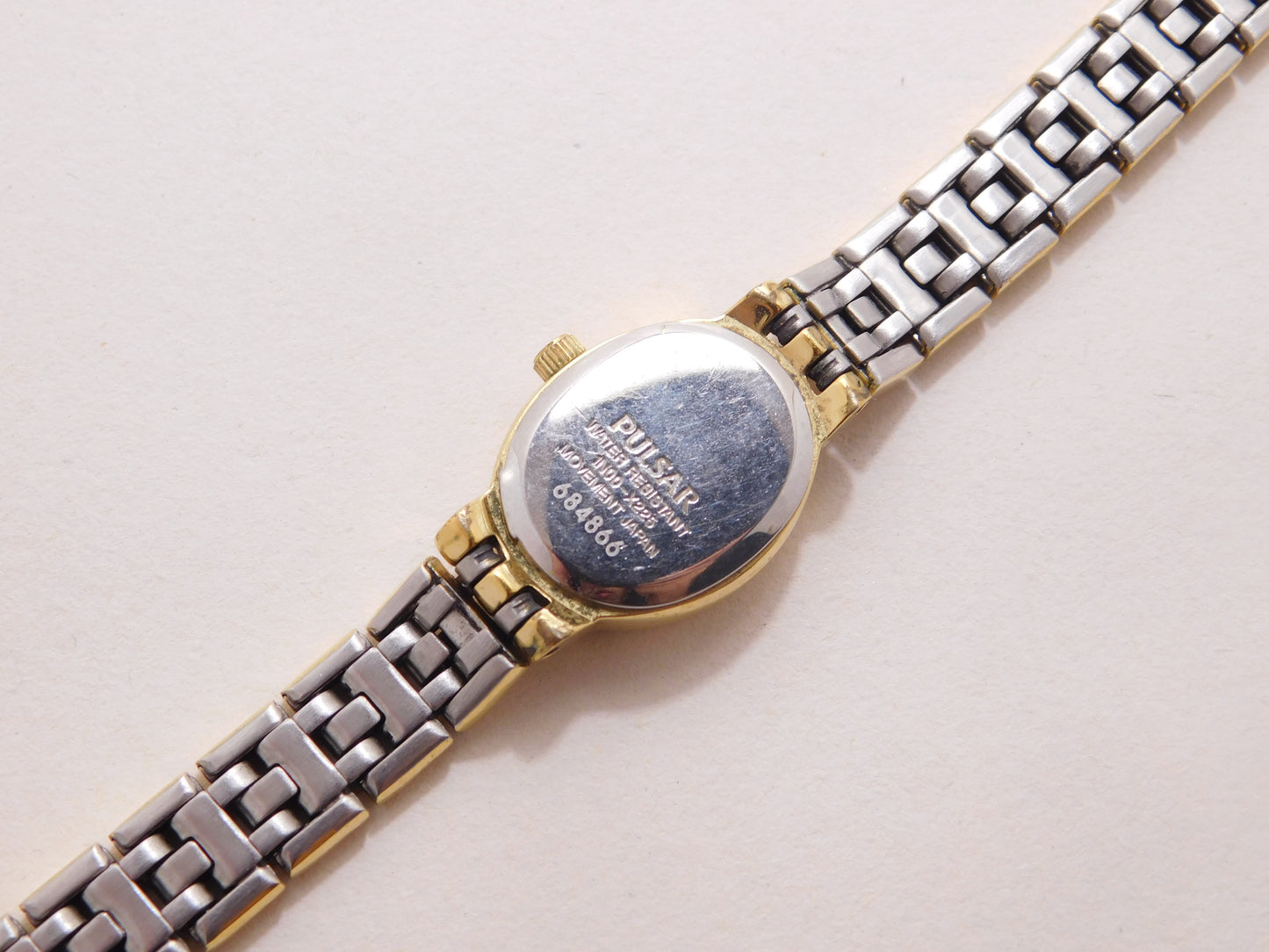 Pulsar oval gold watch