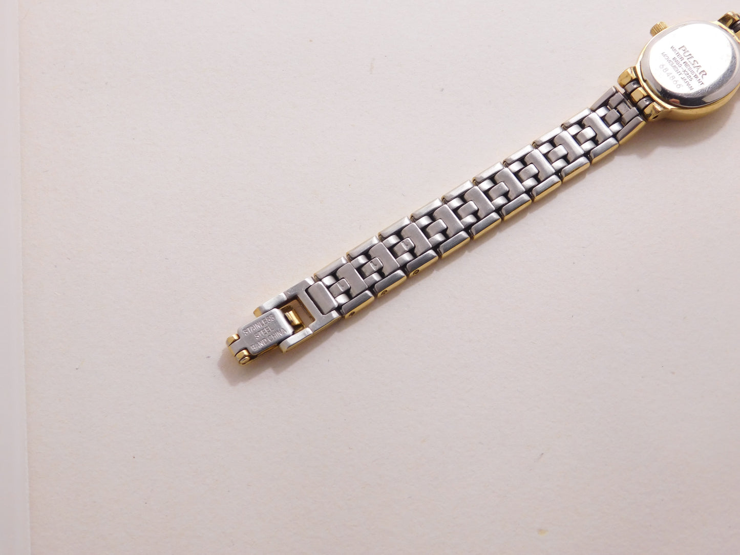 Pulsar oval gold watch