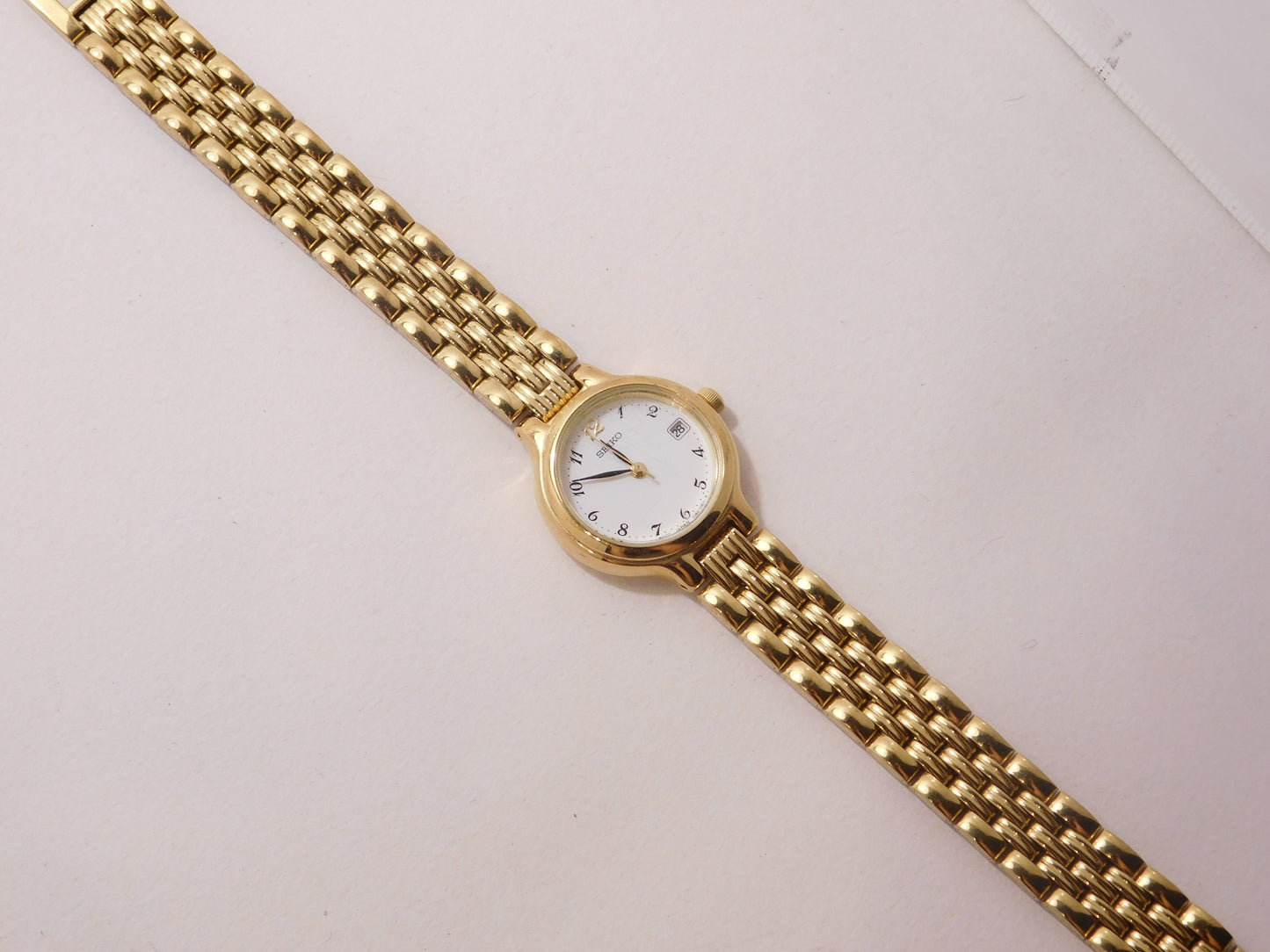 Seiko gold watch