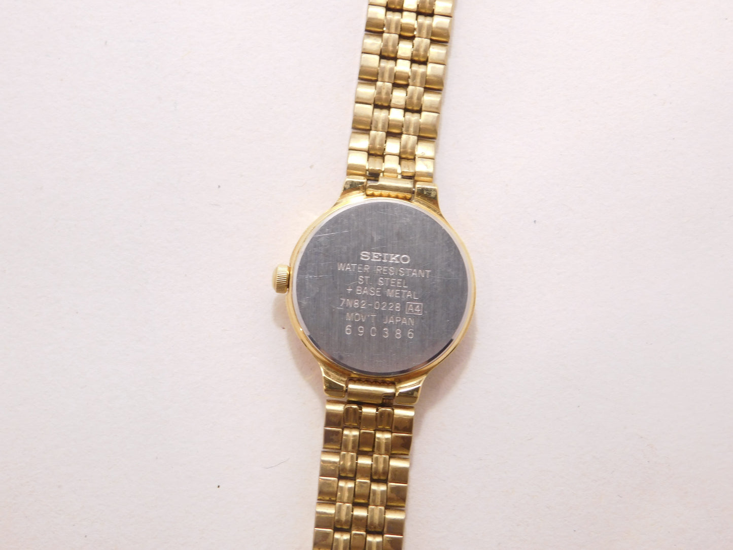 Seiko gold watch