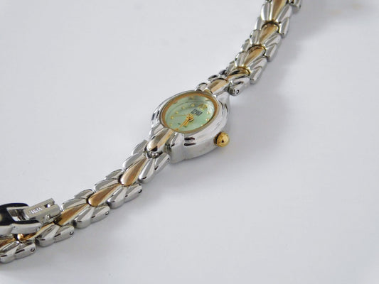 Faded glory dual tone watch