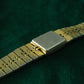 Geneva dual tone flower watch