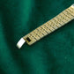 Geneva dual tone flower watch