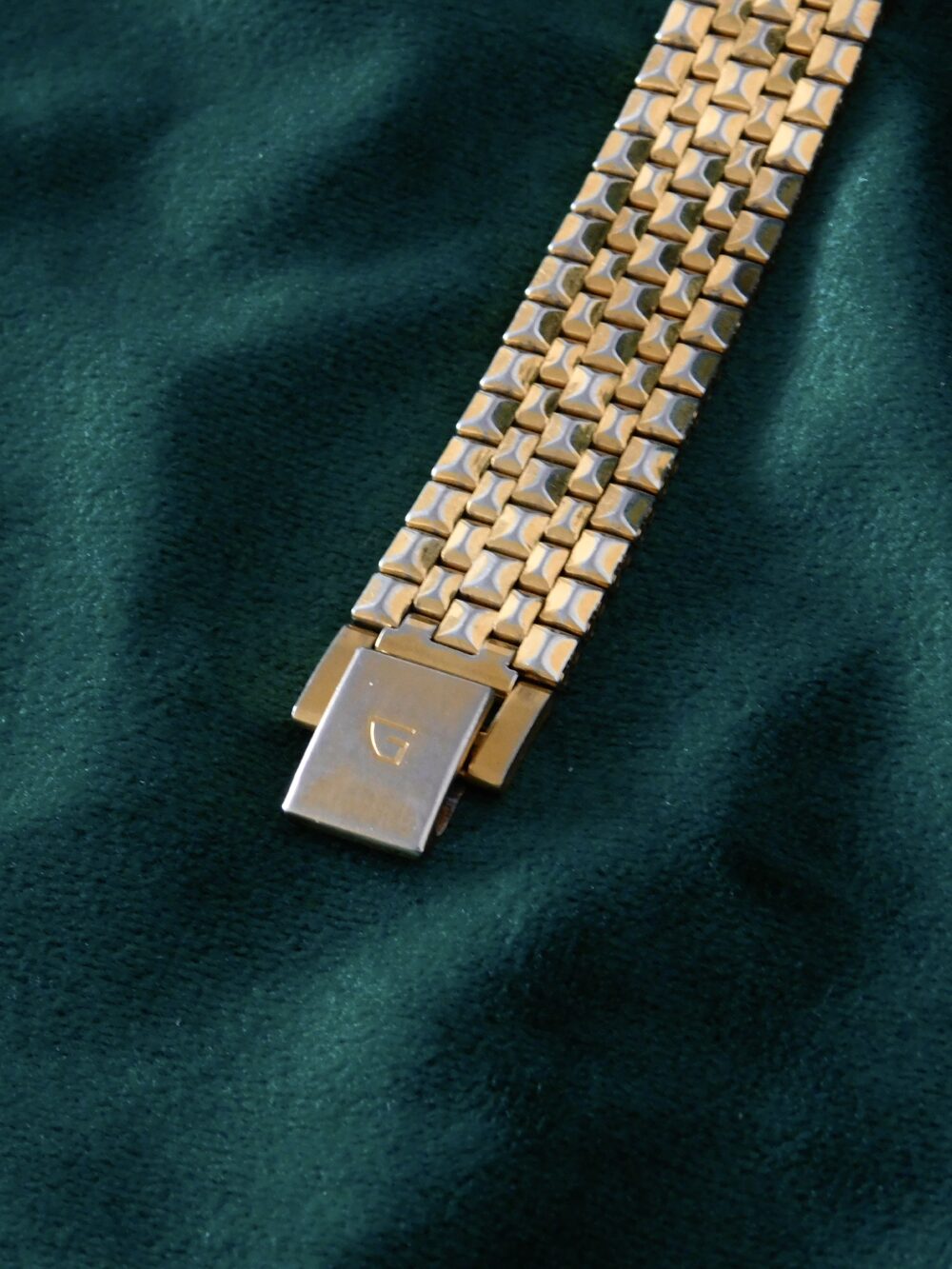 Gruen straight gold watch - Image 3
